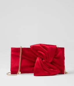 CHLOE CLUTCH OL RED FABRIC