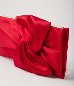 CHLOE CLUTCH OL RED FABRIC