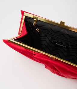 CHLOE CLUTCH OL RED FABRIC