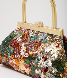 AUDREY CLUTCH OL BRONZE SEQUIN