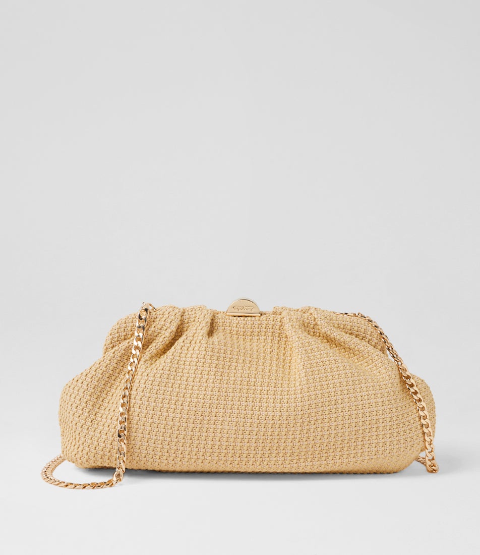 Oriana Woven Natural Clutch Oriana Woven Natural Clutch