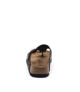 GIZEH BLACK PYTHON EMBOSSED LEATHER