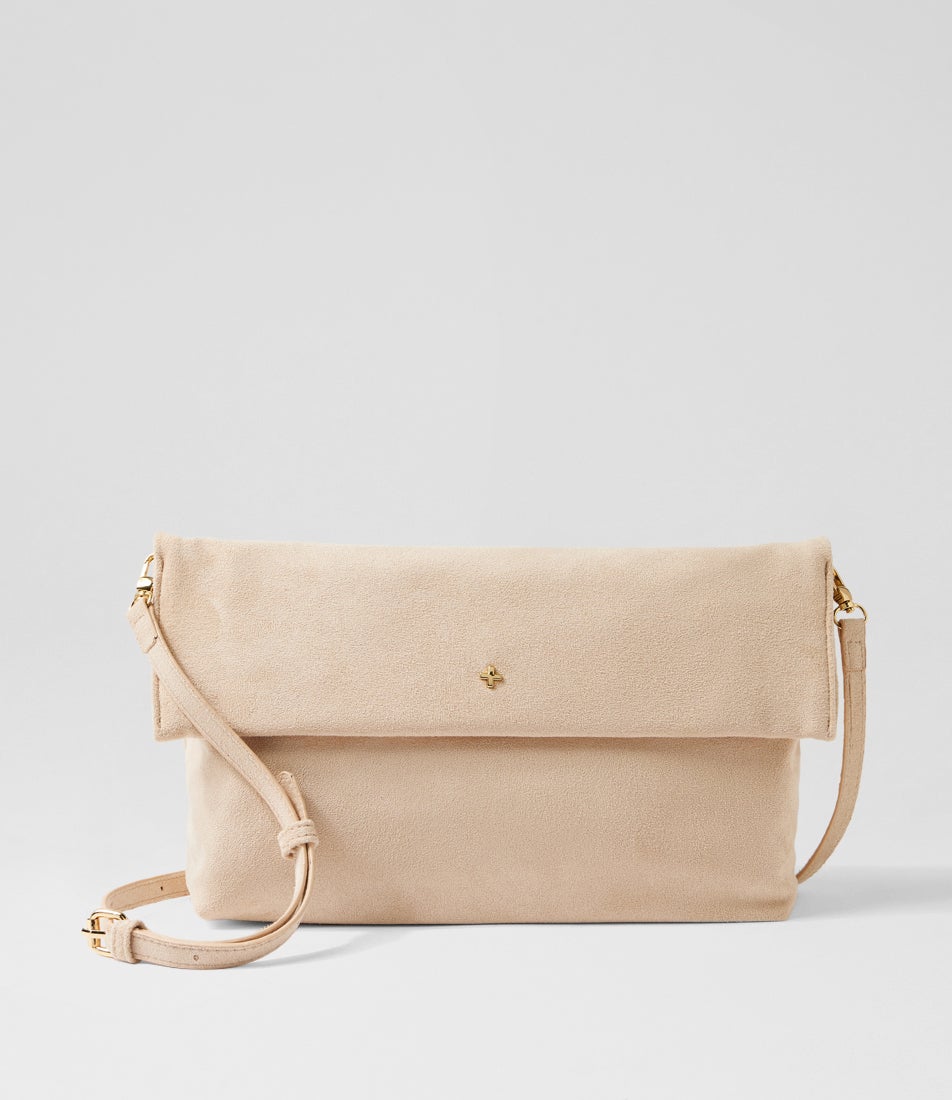 Heartbreaker Beige Microsuede Handbag Heartbreaker Beige Microsuede Handbag