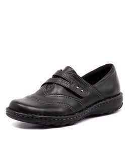 LEONA PL BLACK LEATHER