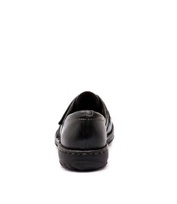 LEONA PL BLACK LEATHER