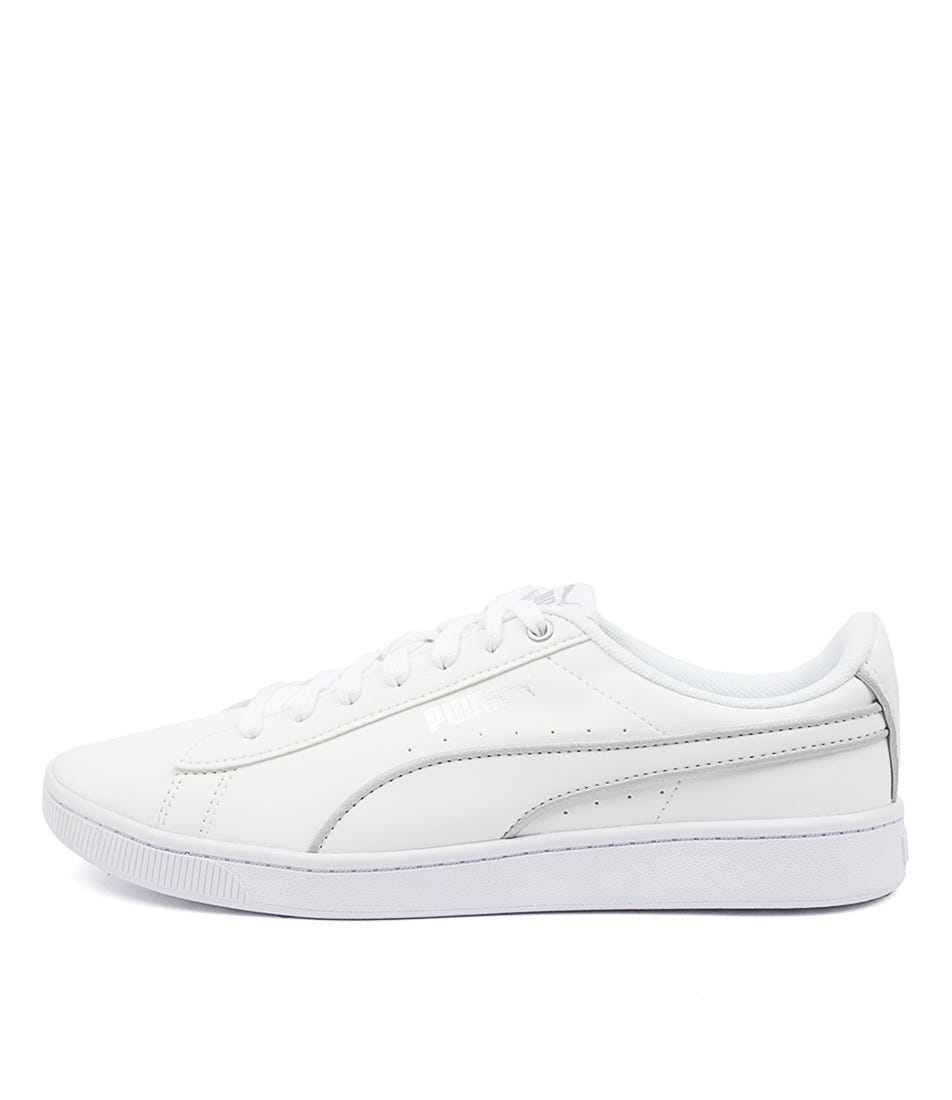 Buy Puma 371109 Vikky V2 Hem Wns Pm White Silver Sneakers online with free shipping