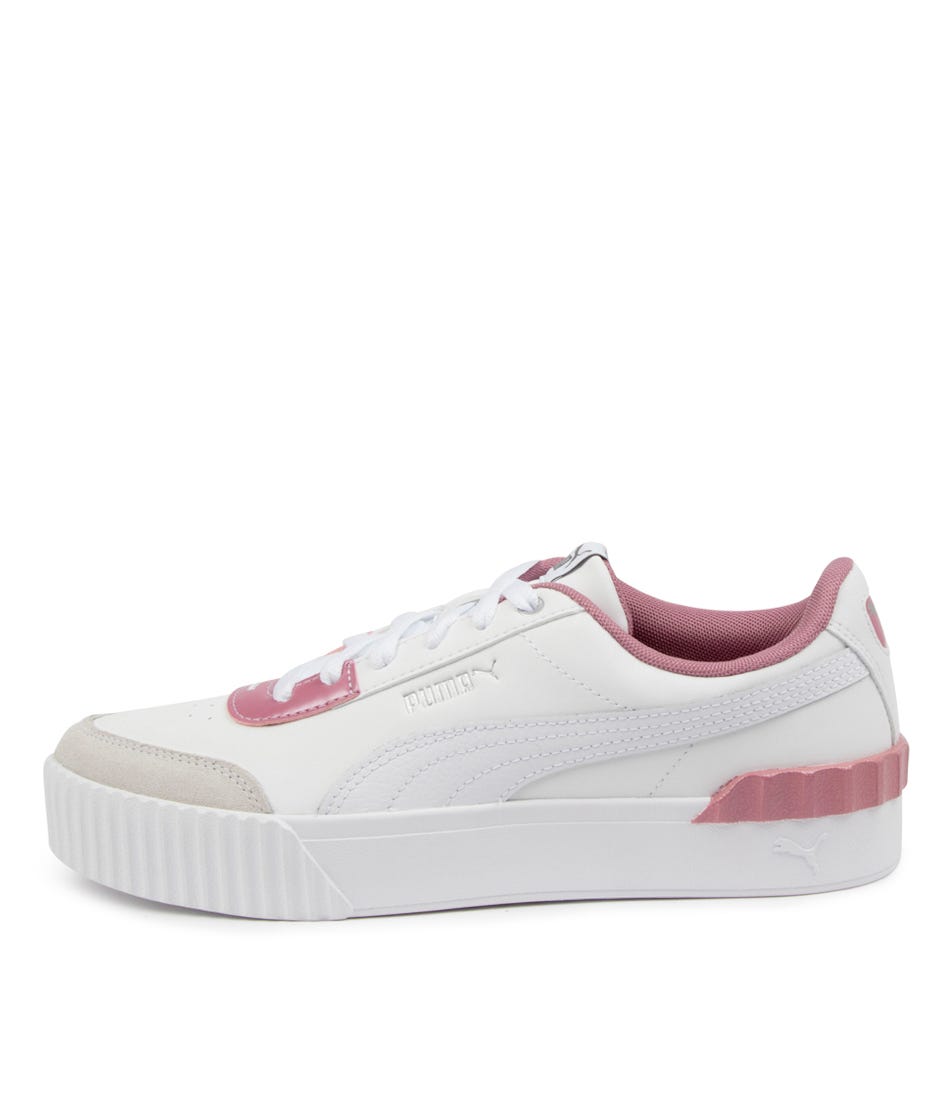 Buy Puma 374141 Carina Lift Pearl Pm White White Sneakers online with free shipping