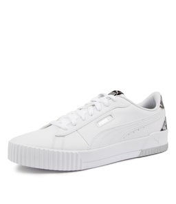 375960 CARINA CREW UNTAMED PM WHITE WHITE BLACK LEATHER