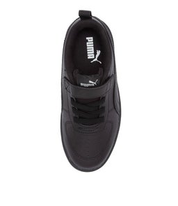 385836 PUMA RICKIE AC PS JR PM BLACK BLACK GRAY SMOOTH