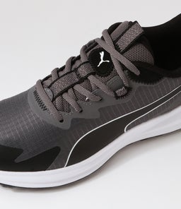 376961 TWITCH RUNNER TRAIL PM CASTLEROCK BLACK WHITE MESH