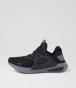 377048 SOFTRIDE ENZO EVOLVE PM BLACK BLUE GRAY WHITE MESH