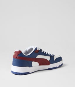 386373 RBD GAME LOW M PM WHITE RED CLYDE ROYAL GOLD LEATHER