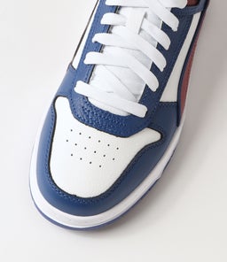 386373 RBD GAME LOW M PM WHITE RED CLYDE ROYAL GOLD LEATHER