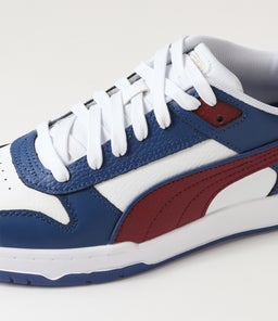 386373 RBD GAME LOW M PM WHITE RED CLYDE ROYAL GOLD LEATHER