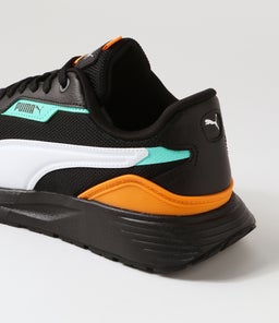 391250 RUNTAMED PLUS PM BLACK WHITE SHADOW GRAY MINT MESH