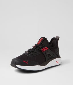 393856 PACER 23 JR PM BLACK FOR ALL TIME RED MESH