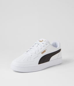 392290 PUMA CAVEN 2.0 PM WHITE BLACK GOLD LEATHER