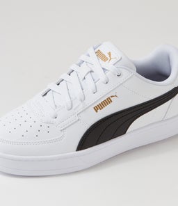 392290 PUMA CAVEN 2.0 PM WHITE BLACK GOLD LEATHER