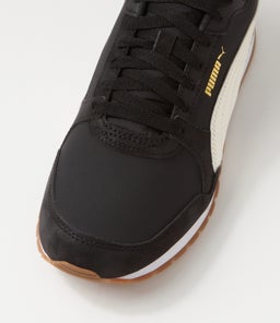 393889 ST RUNNER 75 PM BLACK WARM WHITE ARCHIVE GREEN LEATHER