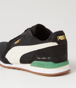 393889 ST RUNNER 75 PM BLACK WARM WHITE ARCHIVE GREEN LEATHER