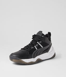 393836 REBOUND FUTURE JR PM BLACK WHITE SHADOW GREY MESH