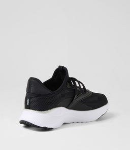 SOFT MAYVE JNR PM BLACK WHITE MESH