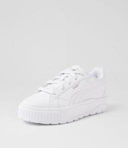 KARMEN II JNR PM WHITE WHITE SILVER SMOOTH