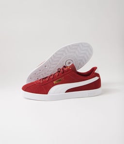 397444 PUMA CLUB II PM RED WHITE GOLD SMOOTH