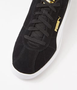 397444 PUMA CLUB II PM BLACK WHITE GOLD SMOOTH