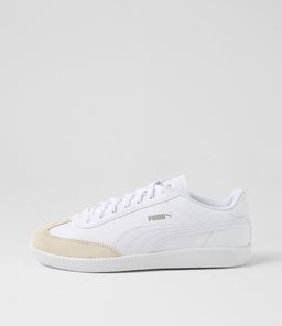 398174 PUMA 9 T M PM WHITE ALPINE SNOW GREY SMOOTH