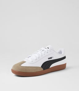 398174 PUMA 9 T M PM WHITE BLACK OAK BRANCH SMOOTH