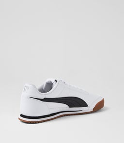 397452 PUMA TURINO II M PM WHITE BLACK GREY SMOOTH