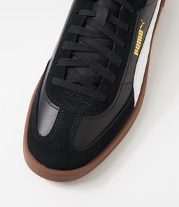 CLUB II ERA M PM BLACK WHITE GOLD LEATHER