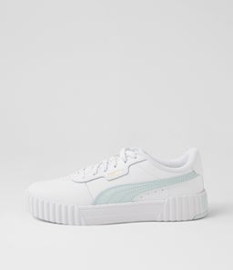 CARINA 3.0 W PM WHITE PEACEFUL BLUE GOLD LEATHER