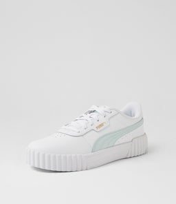 CARINA 3.0 W PM WHITE PEACEFUL BLUE GOLD LEATHER