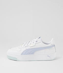CARINA STREET LUX W PM WHITE COOL WEATHER GOLD LEATHER