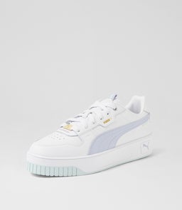 CARINA STREET LUX W PM WHITE COOL WEATHER GOLD LEATHER