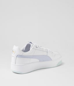 CARINA STREET LUX W PM WHITE COOL WEATHER GOLD LEATHER