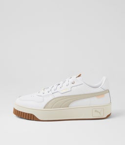 CARINA STREET LUX W PM WHITE DESERT DUST GOLD LEATHER