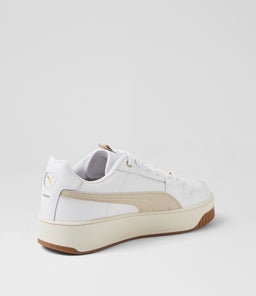 CARINA STREET LUX W PM WHITE DESERT DUST GOLD LEATHER