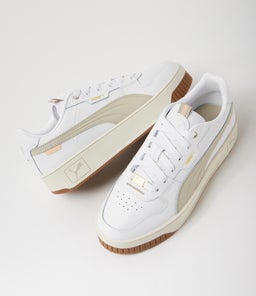 CARINA STREET LUX W PM WHITE DESERT DUST GOLD LEATHER