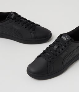 SMASH 3.0 L JNR PM BLACK SHADOW GRAY LEATHER