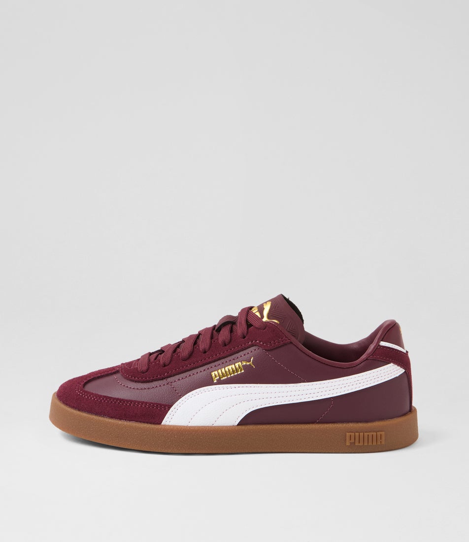 Puma Club 2 Era W Ruby Shimmer White Sneakers Puma Club 2 Era W Ruby Shimmer White Sneakers