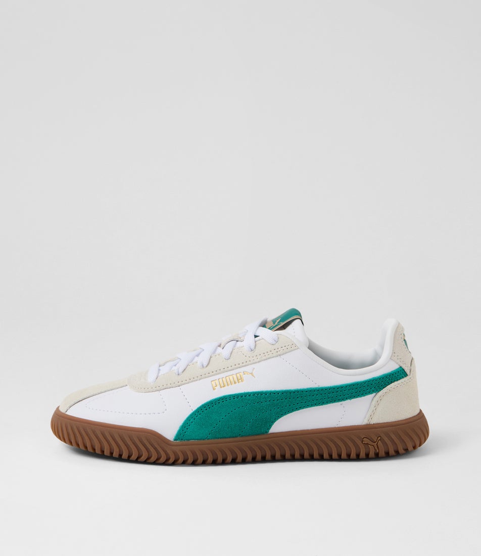 Club Kayzer Og W White Wild Green Fabric Sneakers Club Kayzer Og W White Wild Green Fabric Sneakers