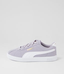 CLUB II JNR PM LILAC CRUSH WHITE SUEDE
