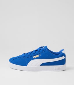 Club 2 Junior Mountain Blue White Suede Sneakers Club 2 Junior Mountain Blue White Suede Sneakers