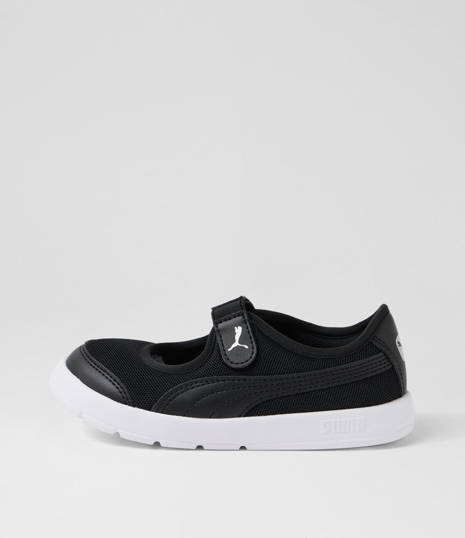 Courtflex V3 Lina Toddler Black Fabric Mary Janes Courtflex V3 Lina Toddler Black Fabric Mary Janes