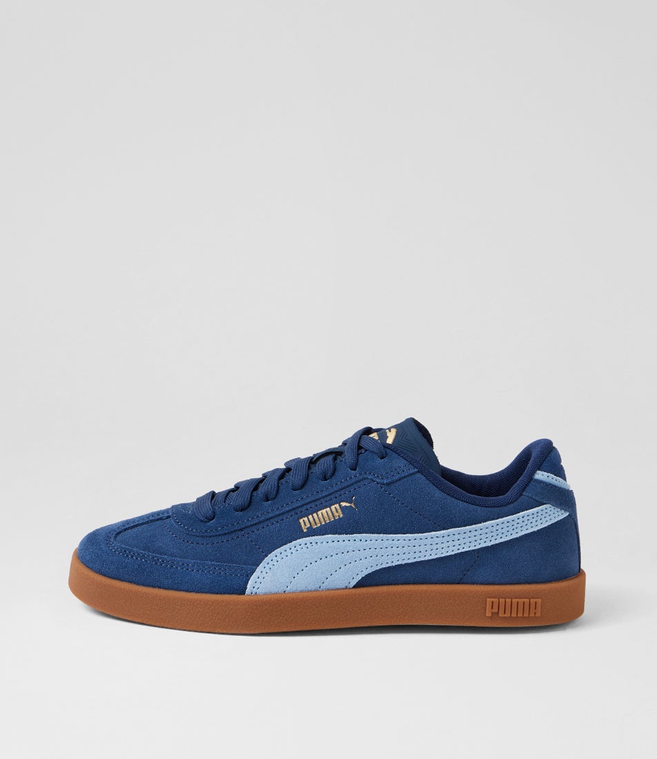 Puma Club 2 Era Persian Blue Suede Sneakers