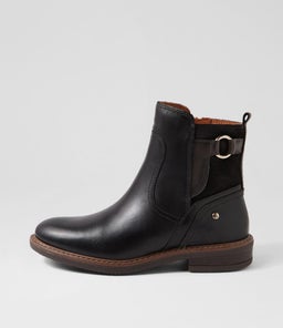 ALDAYA 04 PN BLACK LEATHER