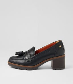 LLANES 19 PN BLACK LEATHER
